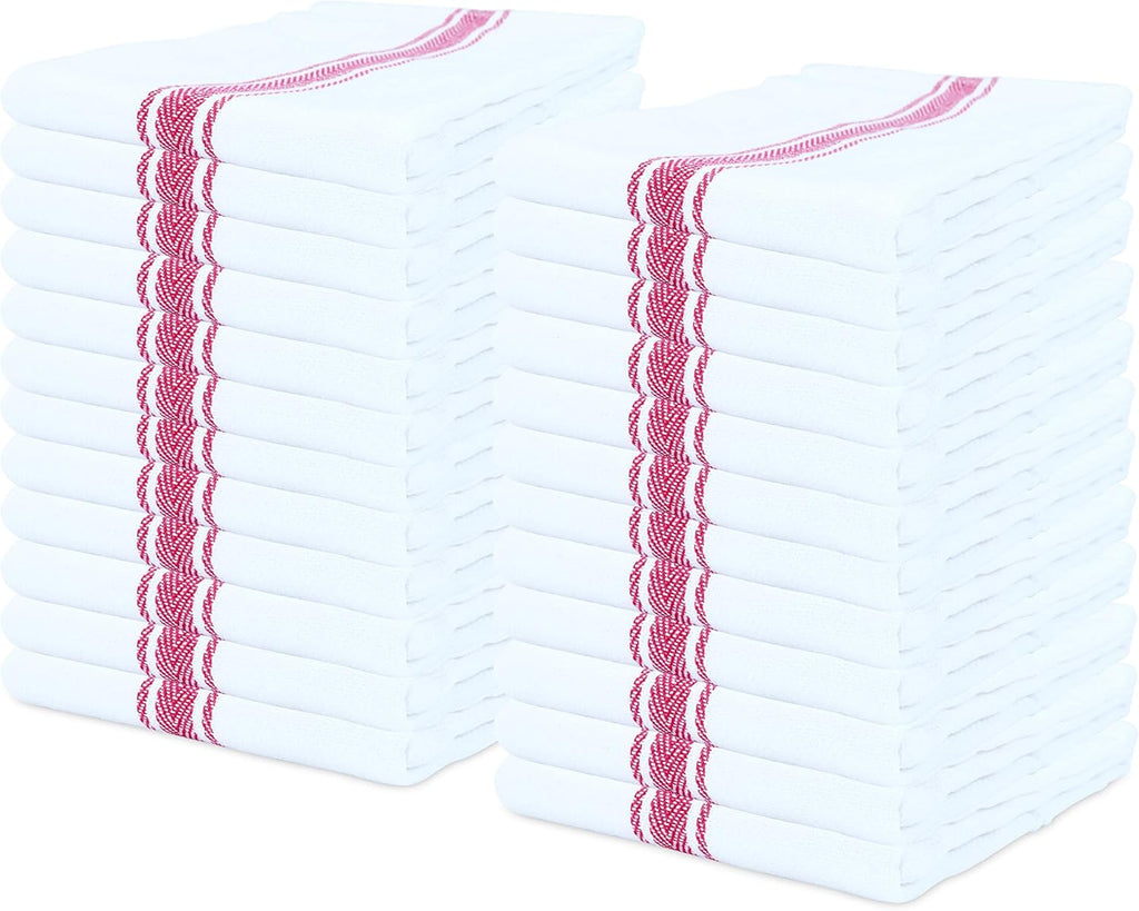 Blue Stripe 100 Percent Cotton Kitchen Towels U77955