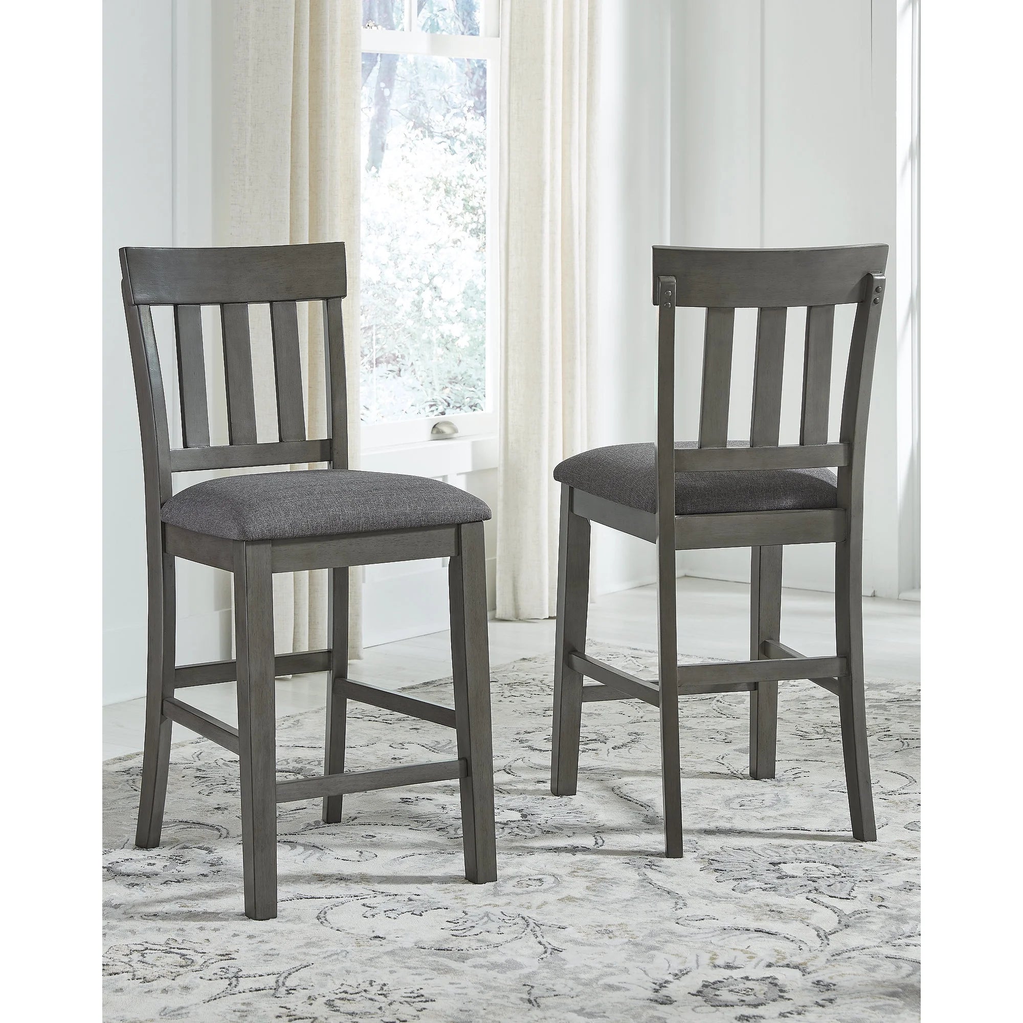 Counter Height Upholstered Barstool, Set of 2 I150
