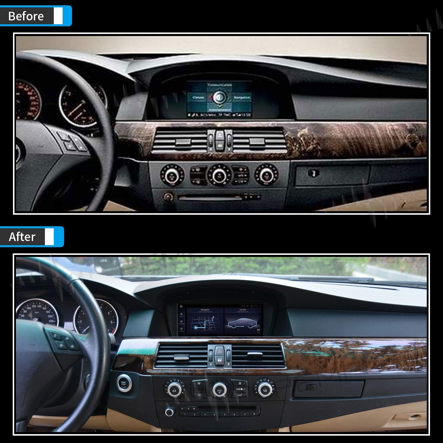 8.8 inch IPS Screen Android 10 Qualcomm 8-core 4+64G Carplay Head Unit G46703