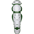 14.5x22 Softball Leg Guards in White/Dark Green U740004