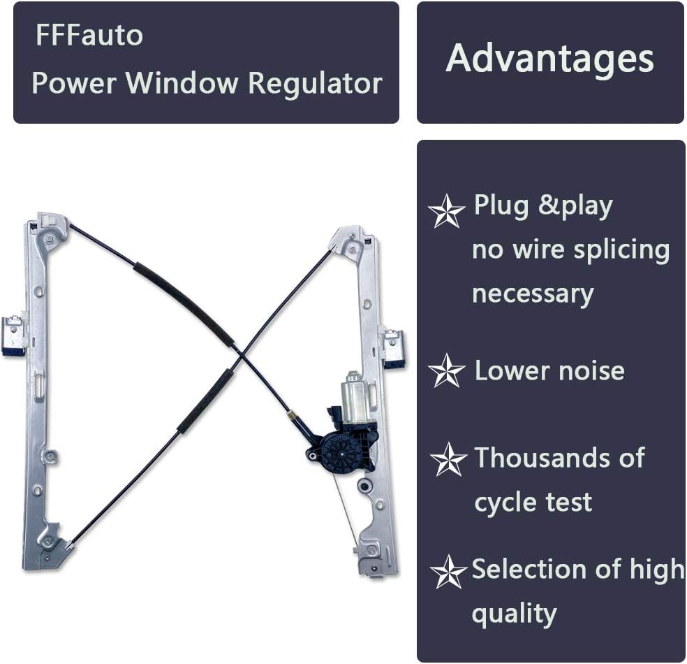 Front Right Passenger Side Window Regulator Motor Pack of 2 G226