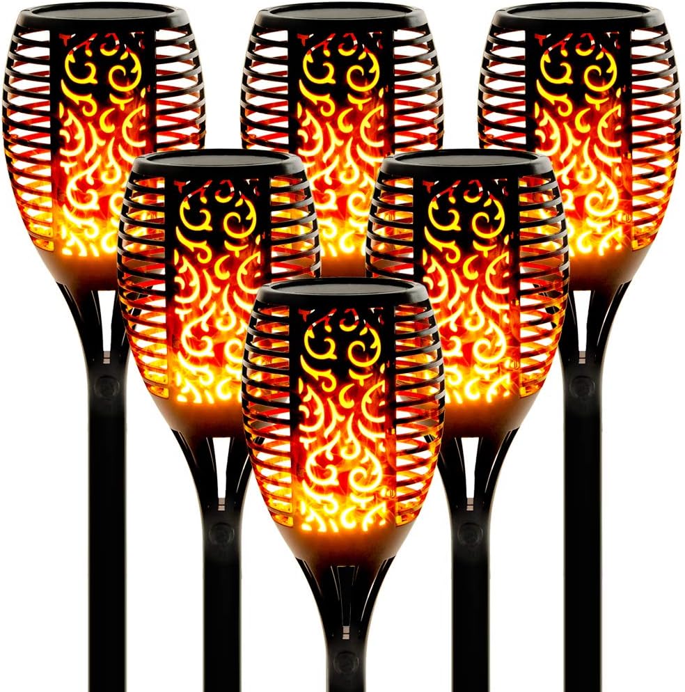 43 LED Solar Torch Lights (6 Pack) G68227