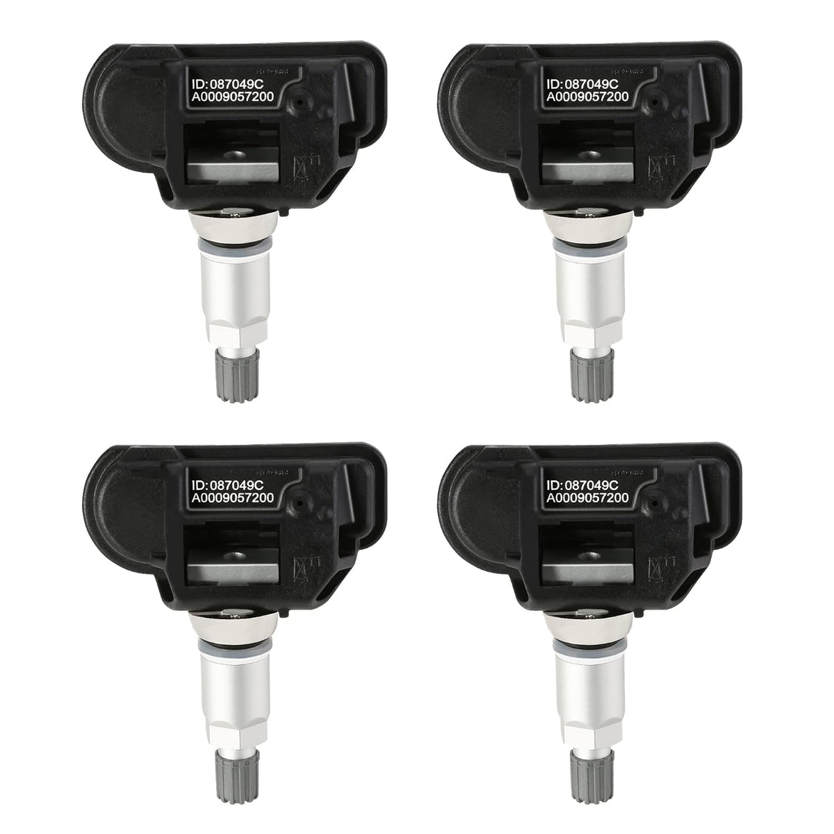 TPMS Sensor 433MHz Tire Pressure Sensor Replacement (4PCS) X3185