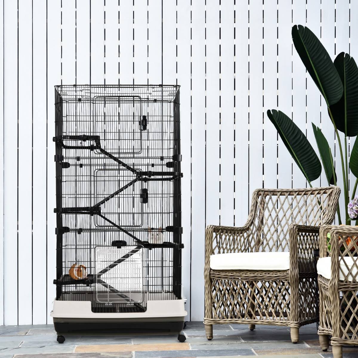 5-Tier Rolling Small Animal Rabbit Cage S901
