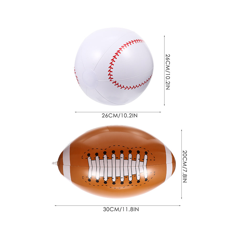 16 Pcs Inflatable Beach Ball Set O65574