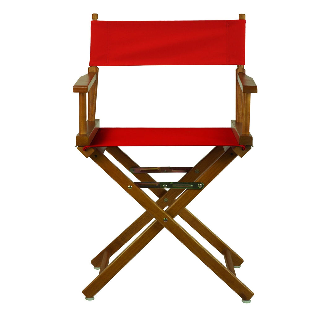 Director&s Chair Honey Oak Frame Brown Canvas P2609