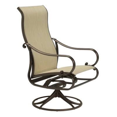 Graphite Swivel Patio Dining Chair I934274