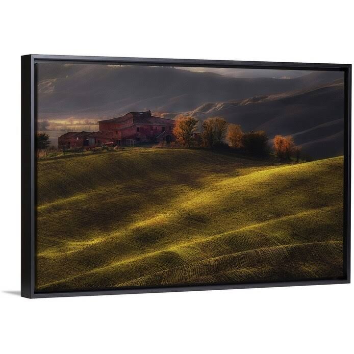 Black Float Frame Canvas Art P591263