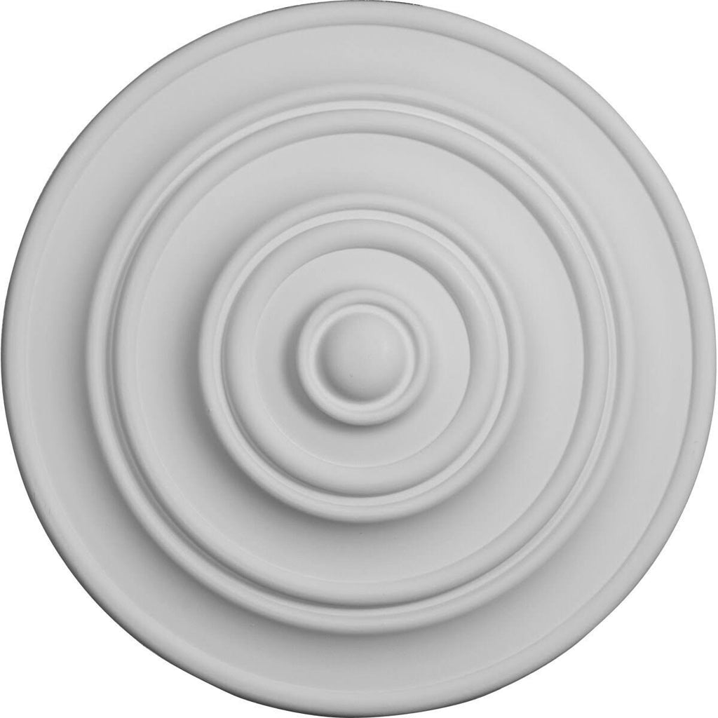 13 1/4x22OD x 1/2x22P Classic Ceiling Medallion Hand-Painted Iridescent Gold T387