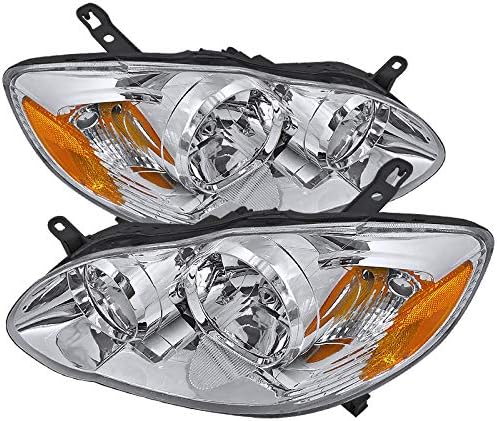 Smoke Lens Head Lights and Amber Corner Signal Lamps Pair X28151