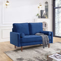 Blue Velvet Tufted Sofa Couch I13812