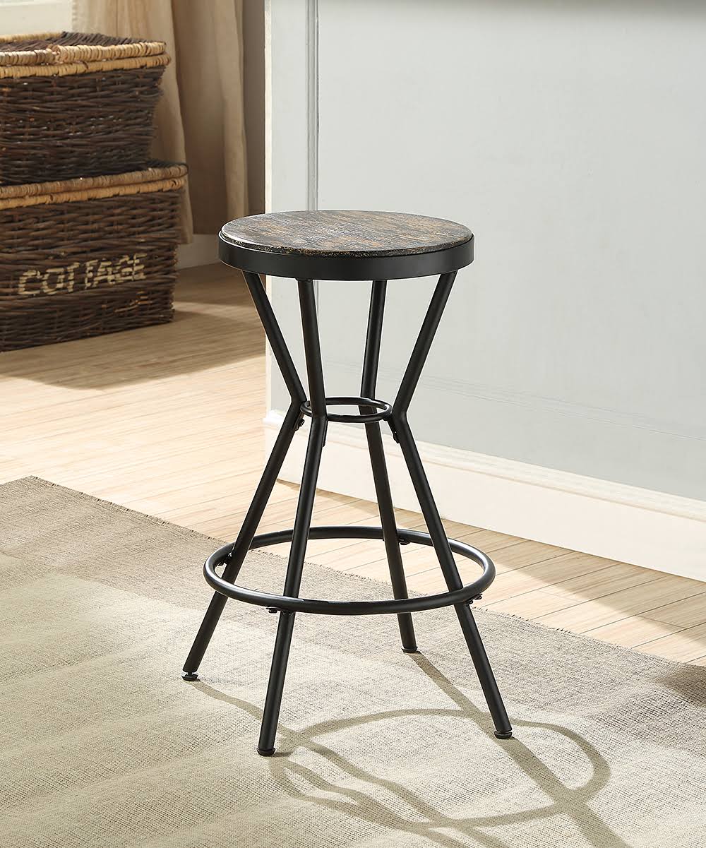 Black Industrial Barstool I3660