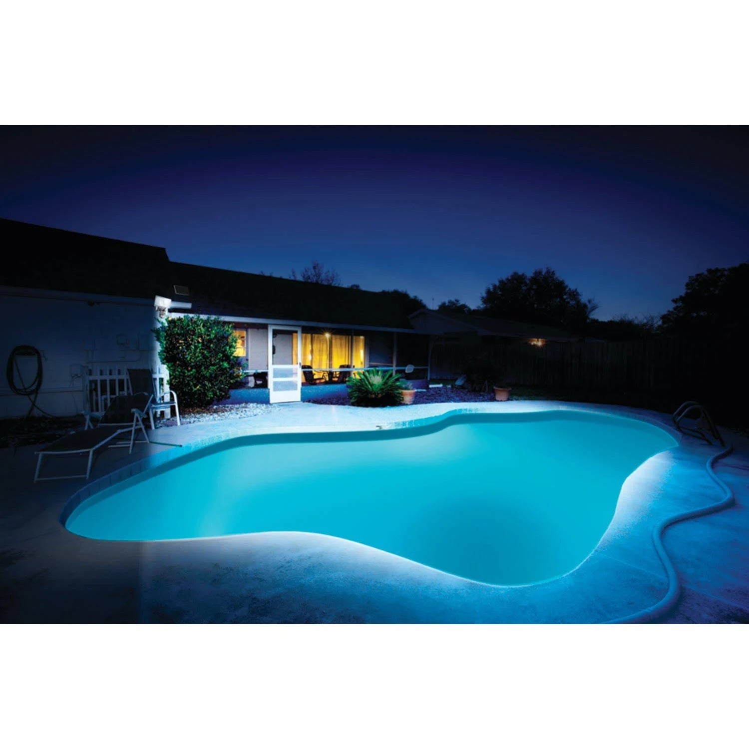 Silver Motion-Activated Solar LED Security Floodlight J1054