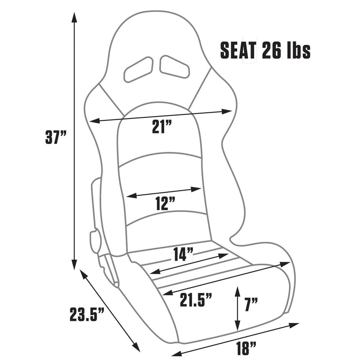 Ivory Vinyl Recliner Q119718