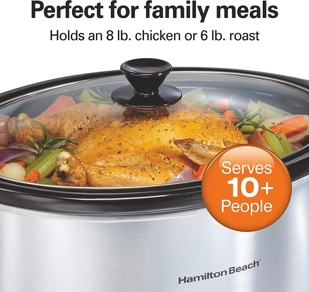 10 Quart Programmable Slow Cooker with Stovetop Safe Crock J760