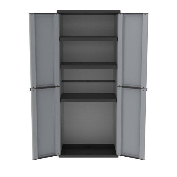 2 Doors Outdoor Cabinet with 3 Adjustable Shelves V757