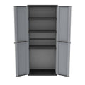 2 Doors Outdoor Cabinet with 3 Adjustable Shelves V757