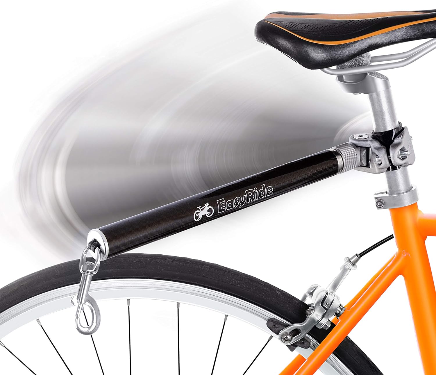 180° Rotating Dog Bike Leash with Shock Absorbers and Quick Attach Mechanism Y944