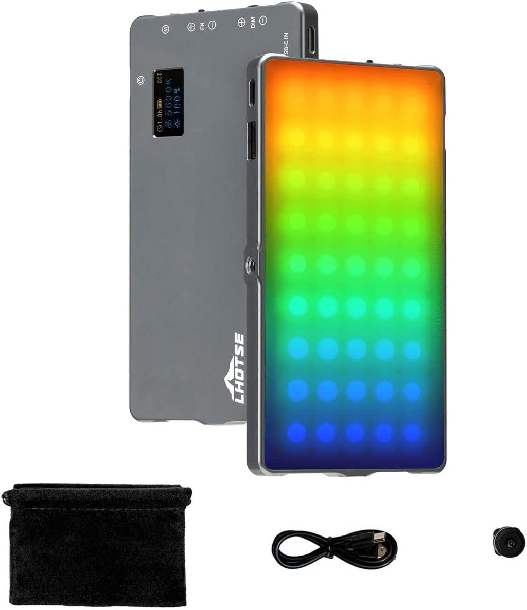 RGB Video Light Panel with Rechargeable Battery V284