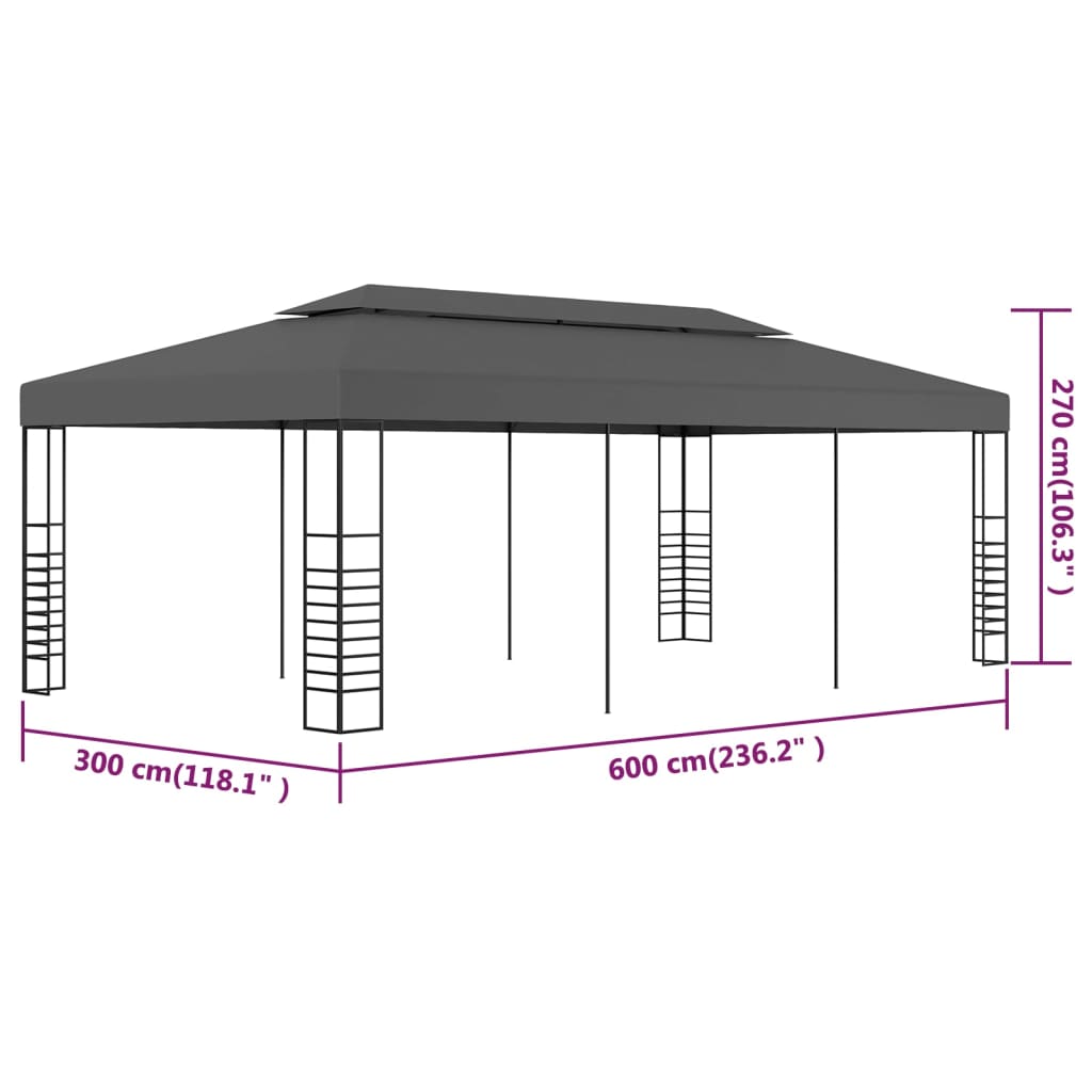 Anthracite Gazebo Marquee I27263