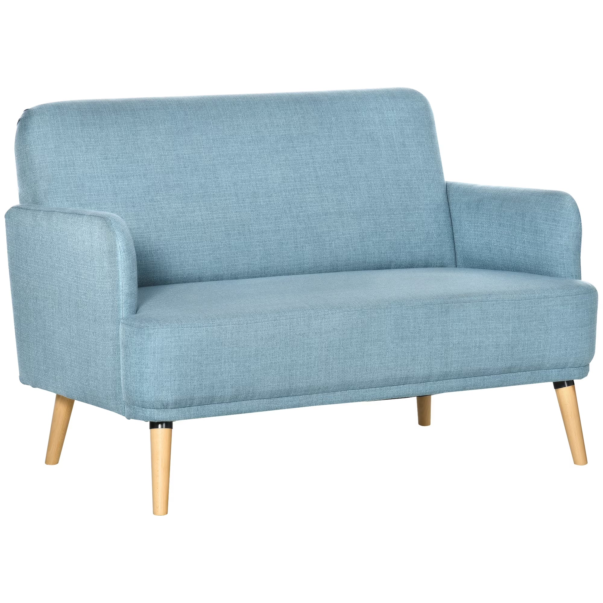Blue Upholstered Loveseat Sofa U339160