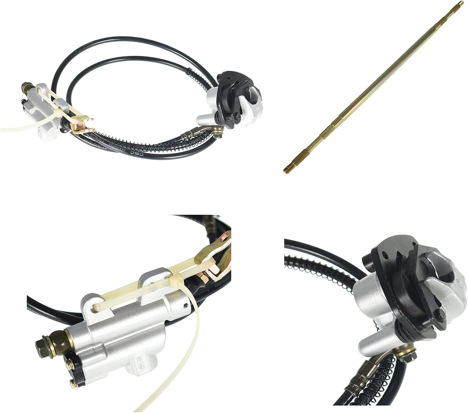 Rear Live Axle Kit Brake Assembly for Drift Trike Go Kart W5531