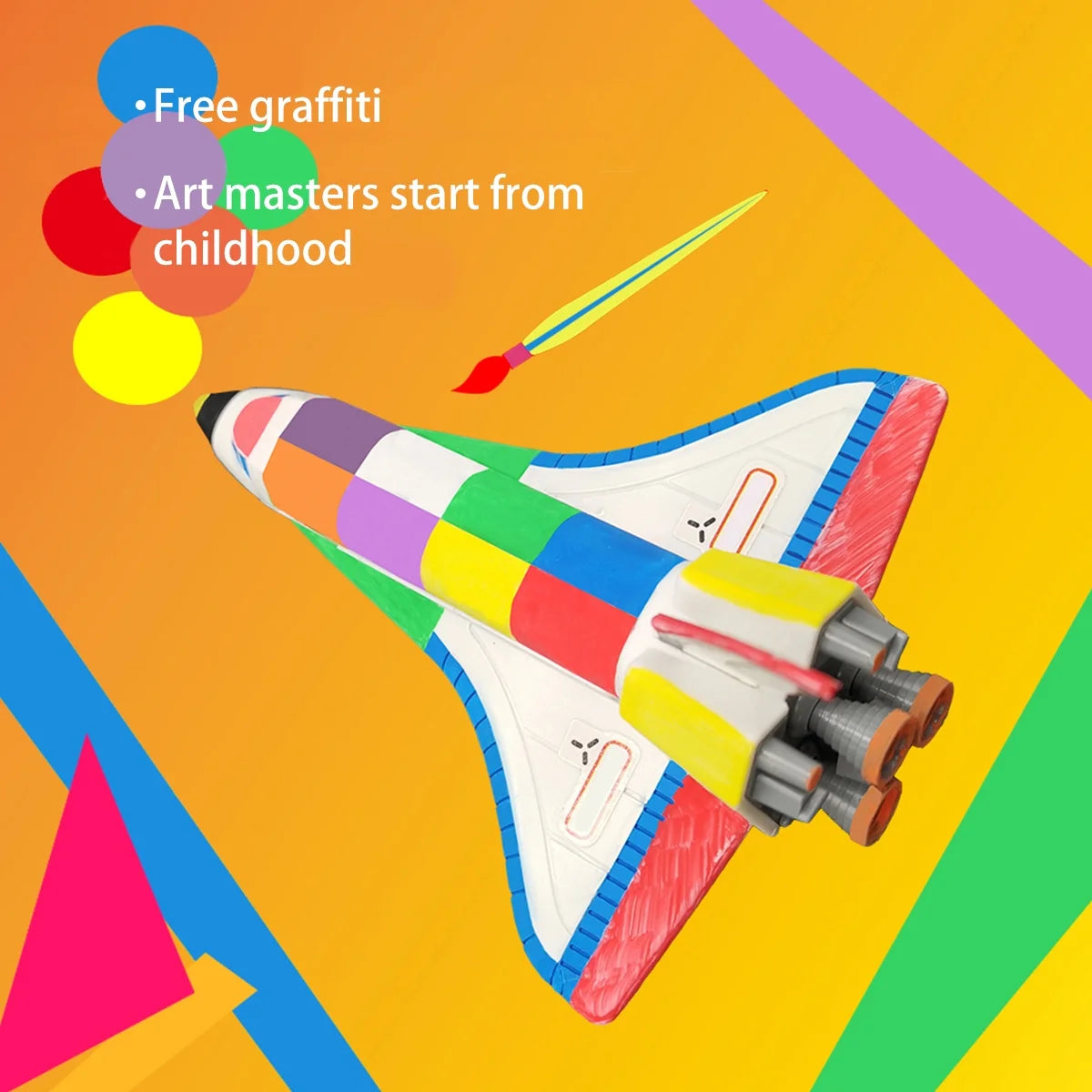 3 In 1 Solar Robot Kit with Paints and Paintbrush DIY Science Experiments Toy S782140