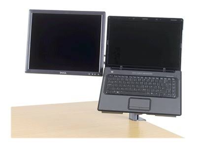 Charcoal Dual Monitor Arm W265