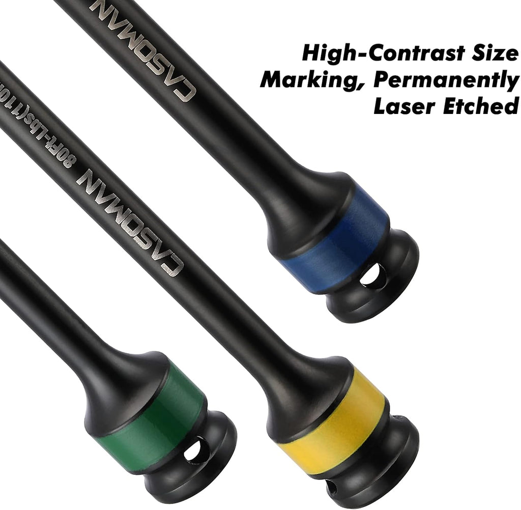 10 Piece 1/2" Drive Torque Extension Bar Set C6388
