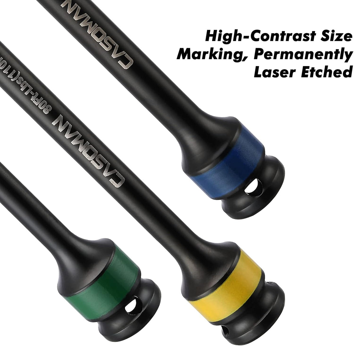 10 Piece 1/2" Drive Torque Extension Bar Set C6388