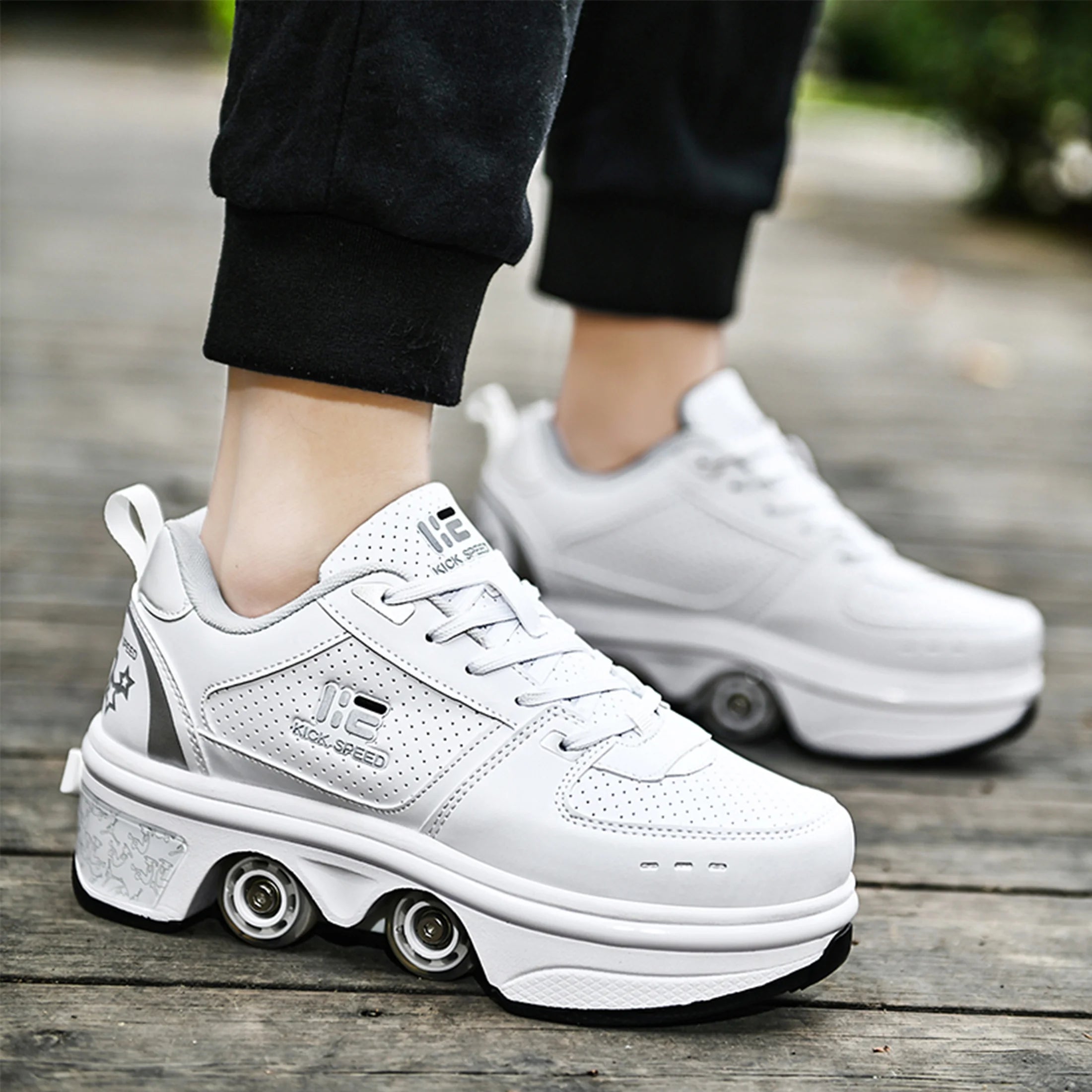 Roller Skate Shoes 2-in-1 Invisible Roller Skates U742190
