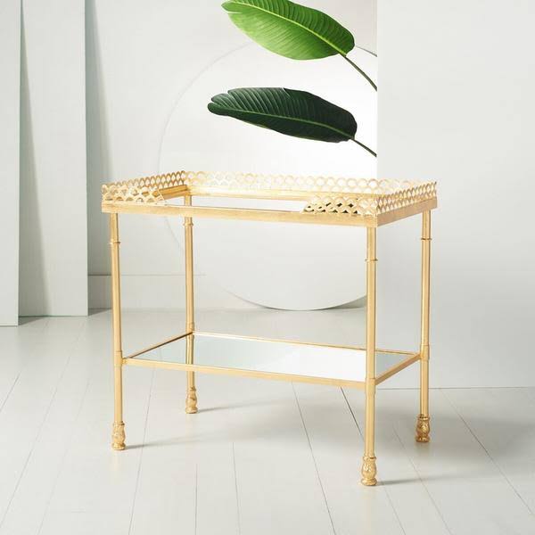 Gold Leaf 2 Shelf Table M5270