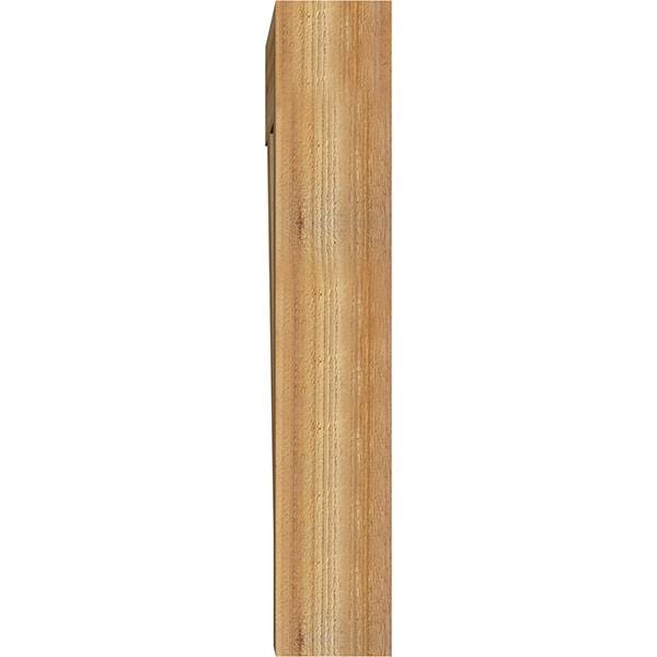 6x22W x 30x22D x 34x22H Olympic Block Rough Sawn Bracket, Western Red Cedar W863