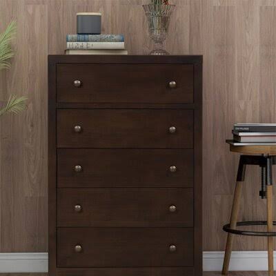 5 Drawer Chest Brown D228917
