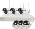 Wireless 8CH Security System with 1TB HDD NVR, 3 x 1080P Bullet & 3 x 1080P Dome Cameras I172