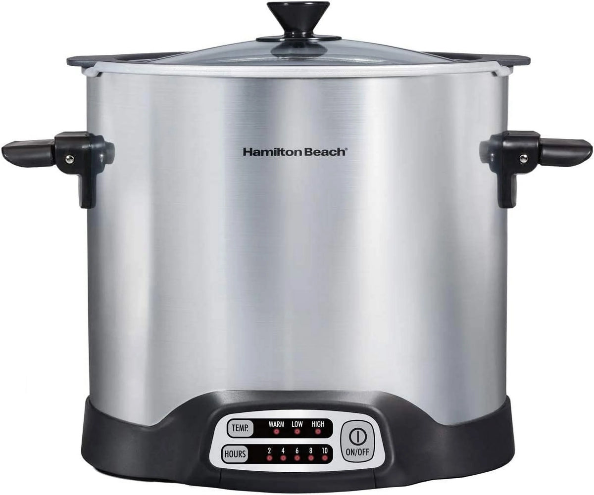 10 Quart Programmable Slow Cooker with Stovetop Safe Crock J760