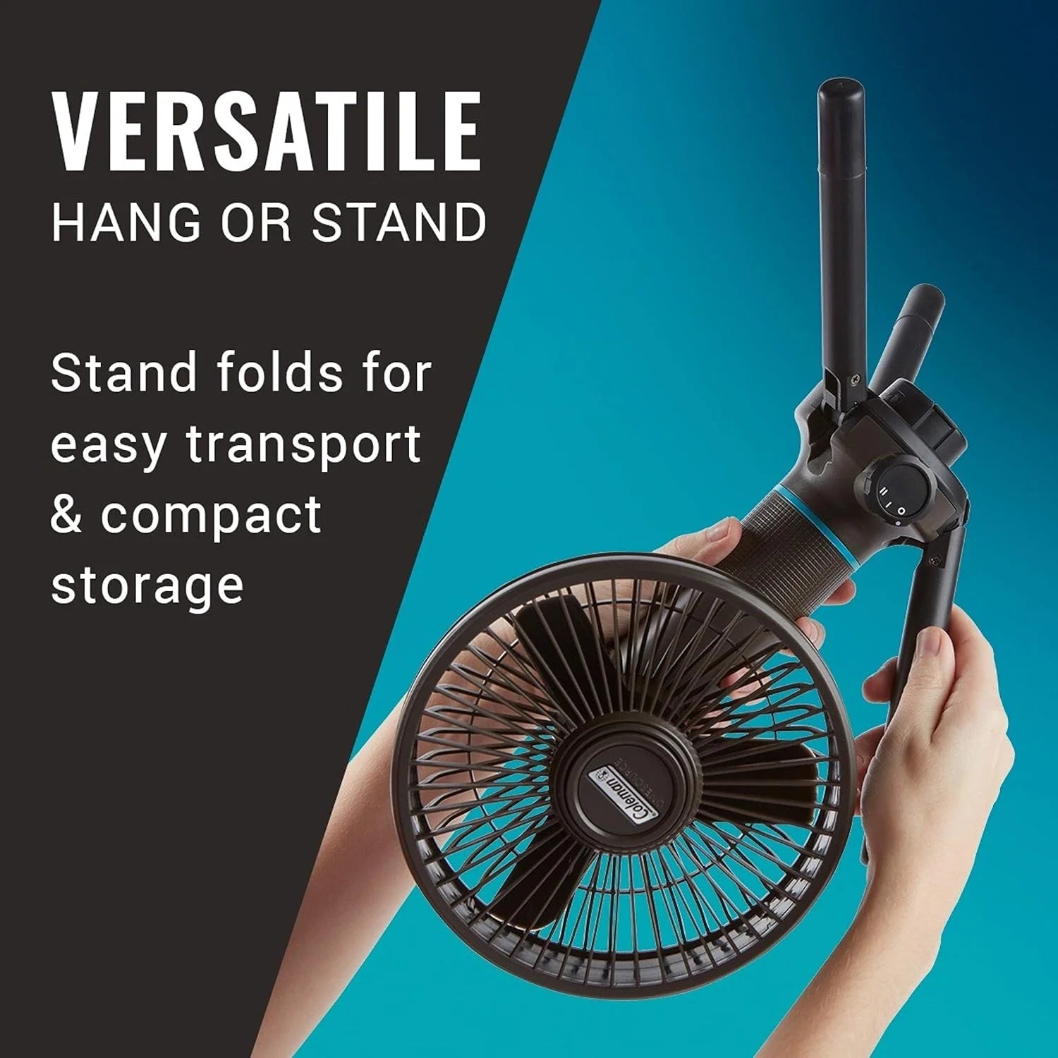 Black Multi-Speed Fan and Battery O870