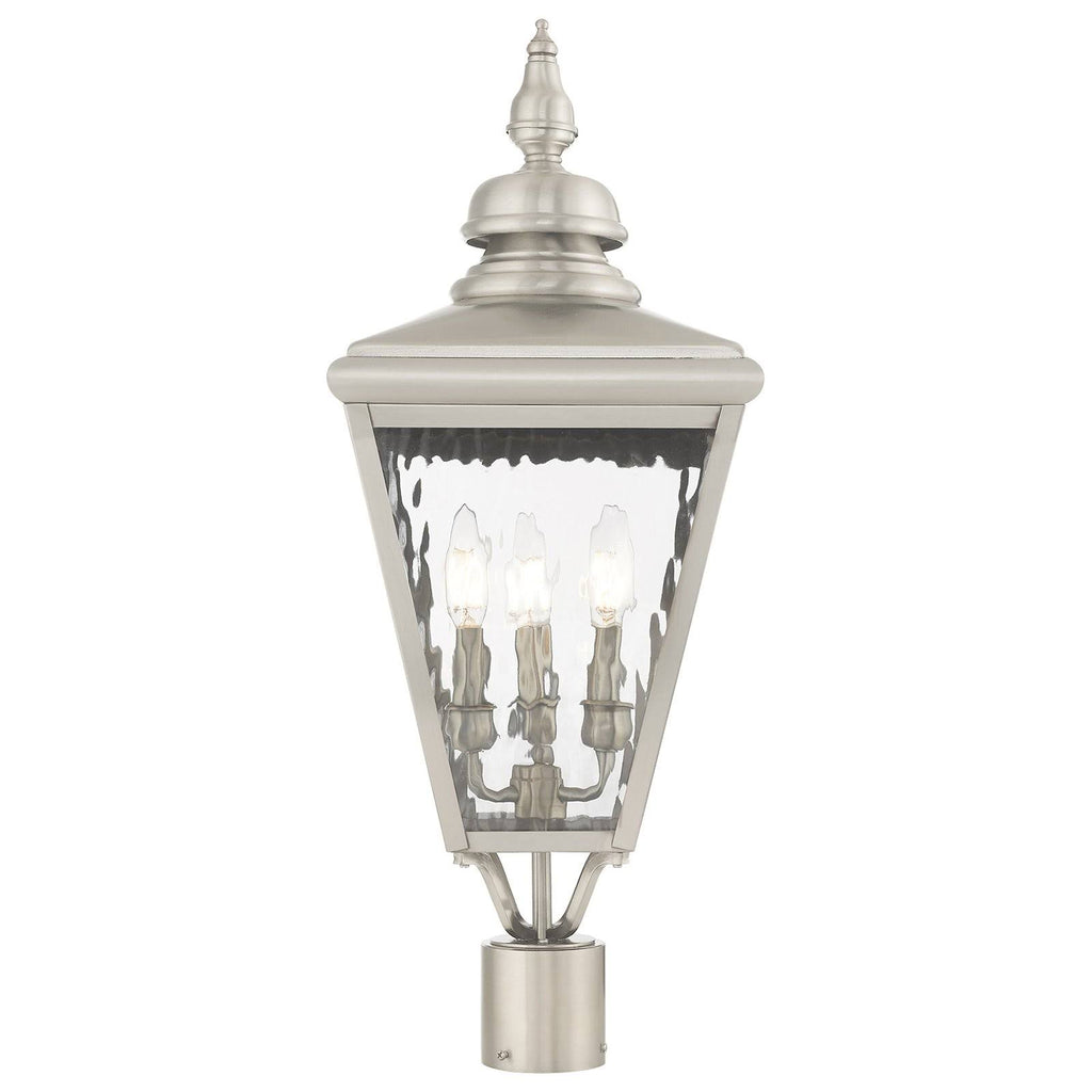 Antique Brass Post-Top Lantern J528538