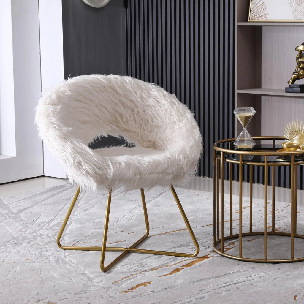Off-White Bucket Chair F29704