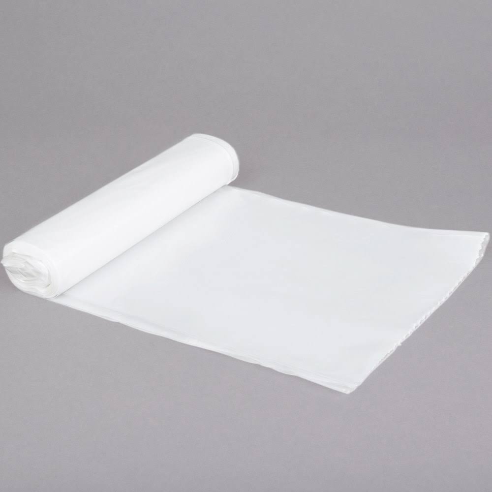 56 Gallon 1.2 Mil Clear Heavy Duty Trash Bag - 100/Case Z835794