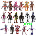 FNAF Funtime Freddy Foxy Sister Action Figures 17Pcs Set H91679