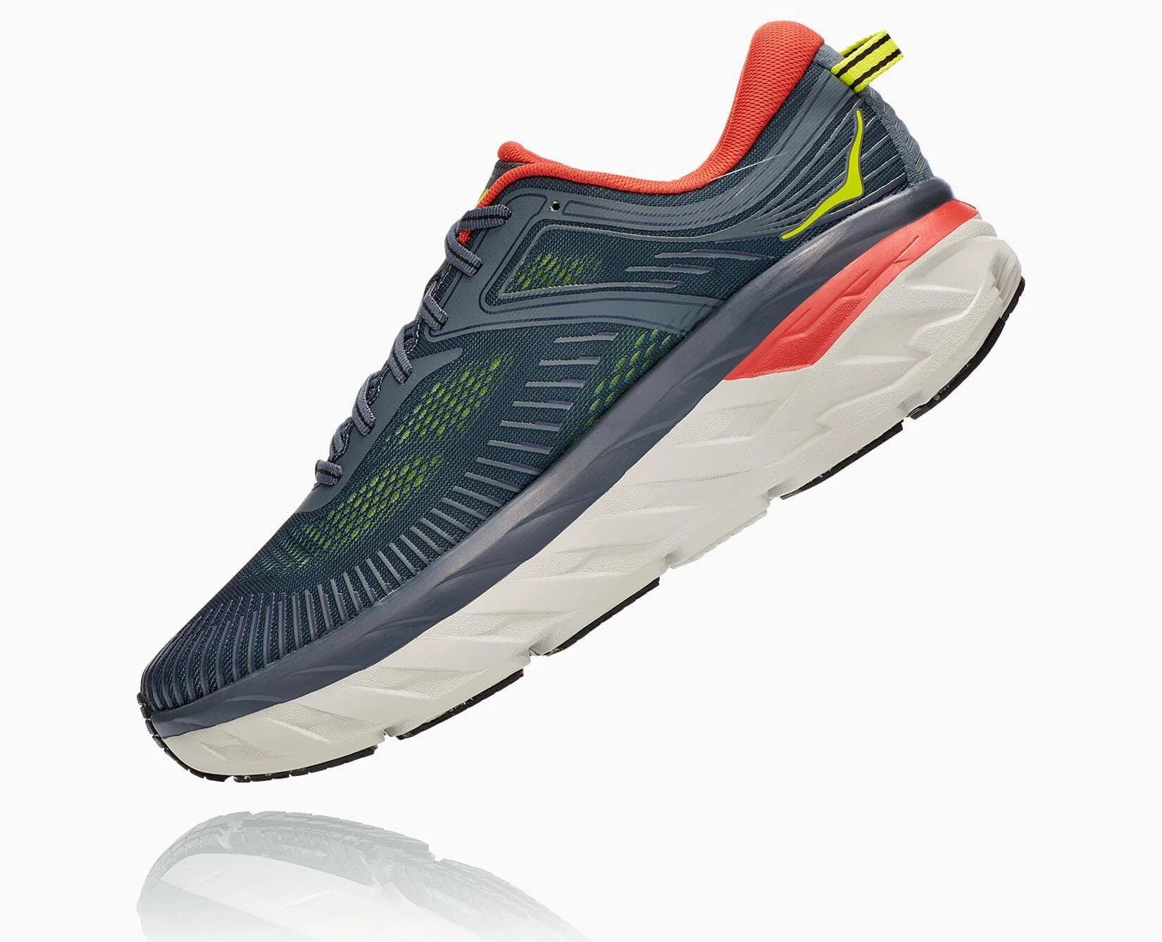 Men's Bondi 7 Turbulence Chili Shoes E738