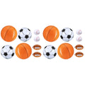 16 Pcs Inflatable Beach Ball Set O65574
