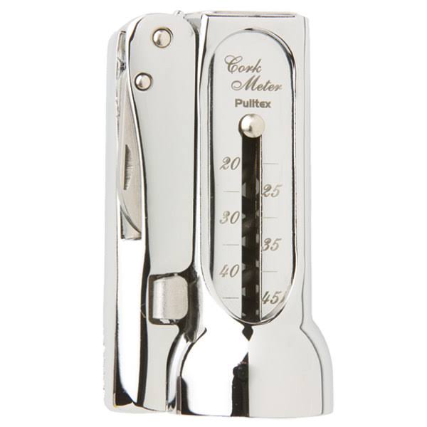 Compact Chrome-Plated Corkscrew with Pouch A9701