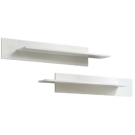 Modular Wall Mounted 2 Piece Floating Shelf Set F215675