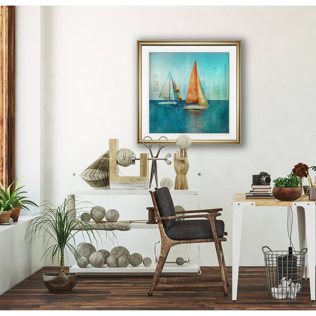 Framed Giclee Print 34x34 I915