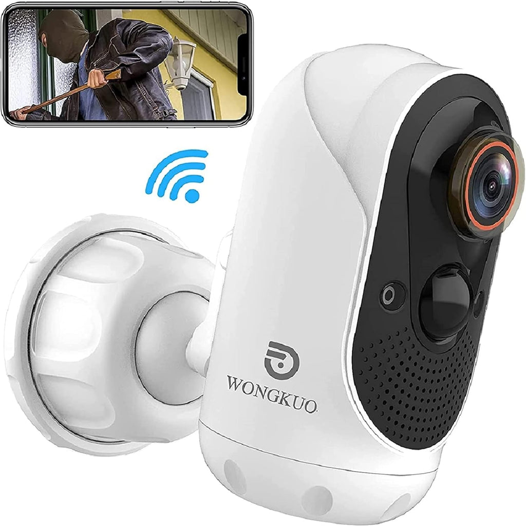 Solar Security Camera Outdoor Wireless 170° Wide View Battery Powered WiFi Night Vision Motion Sensor 2-Way Talk Waterproof A272