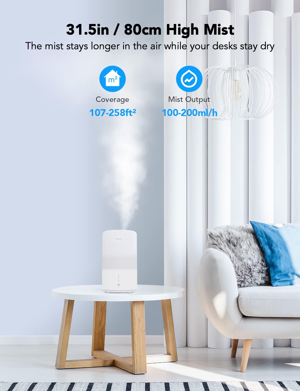 3L Top Fill Cool Mist Humidifier Pack of 2 V790565