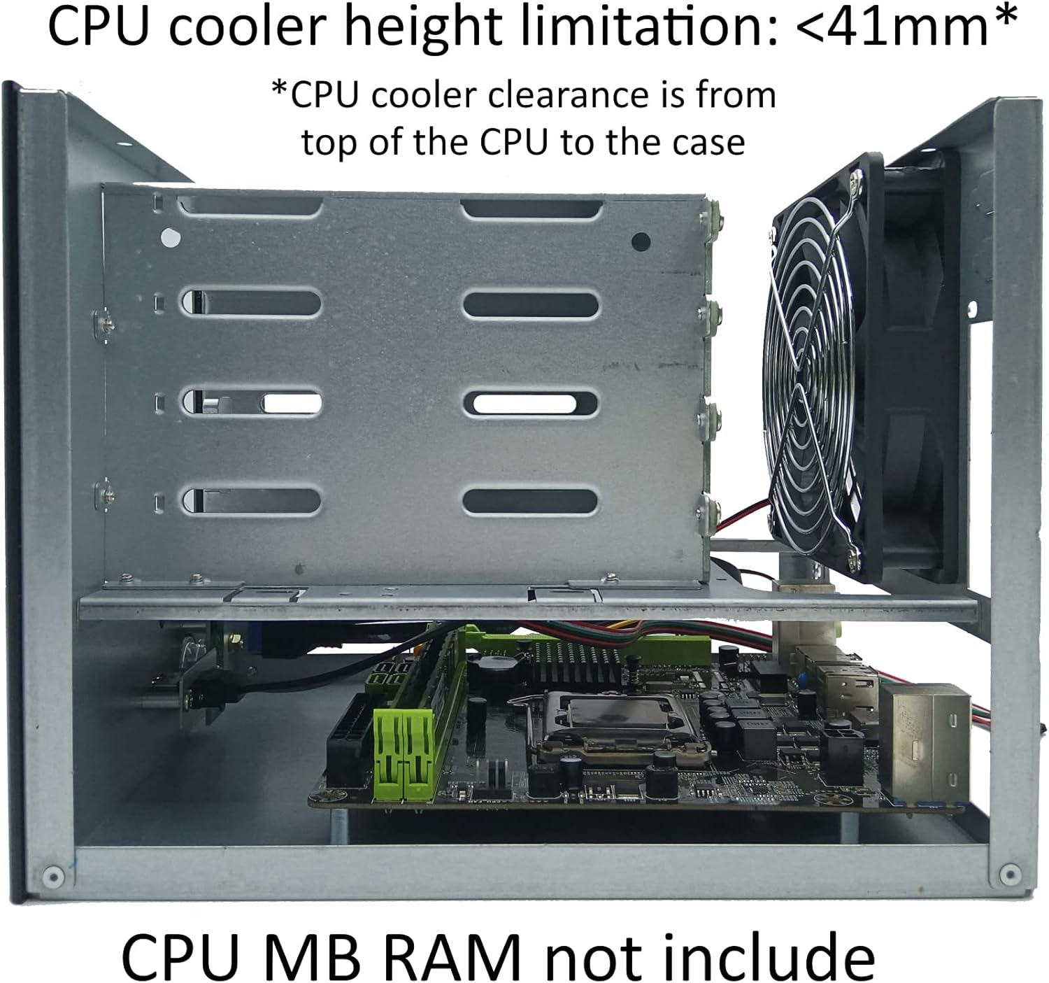 4 Bay NAS Case with Hot Swap Backplane A539