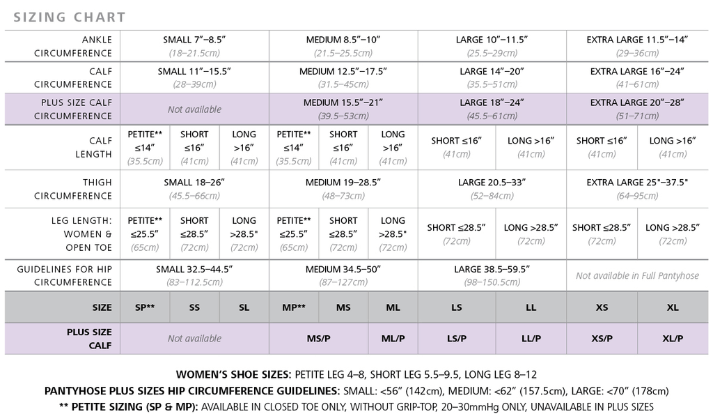 30-40 mmHg Select Comfort Pantyhose G85729